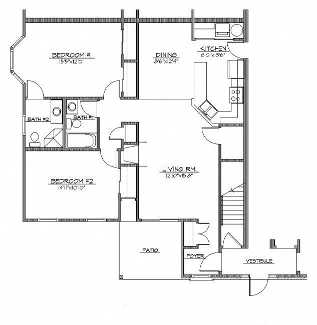 Deer Creek 2 Bedroom